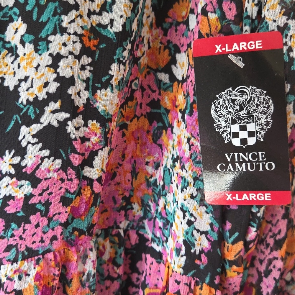 VINCE CAMUTO Dress XL NWT Floral $79 - Picture 8 of 9